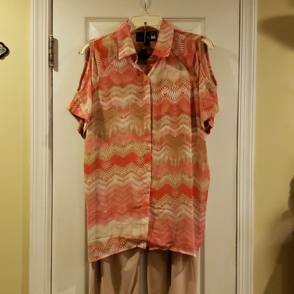 Antthony 3 pc chiffon and jersey knit set - Picture 5 of 6